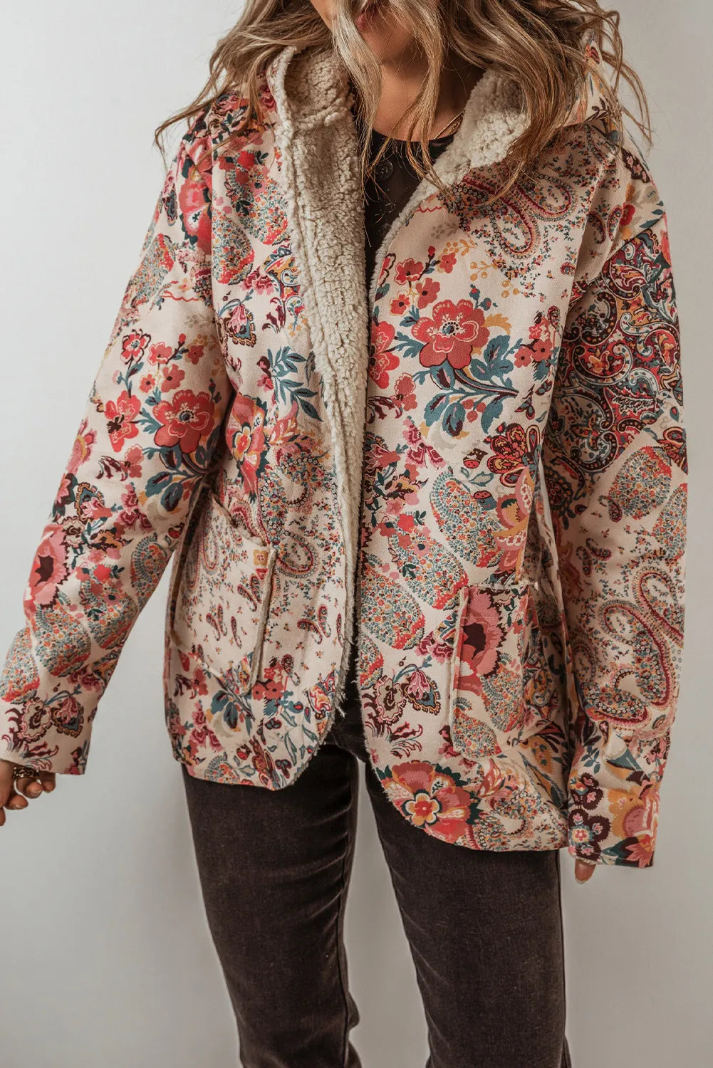 Printed Hooded Jacket