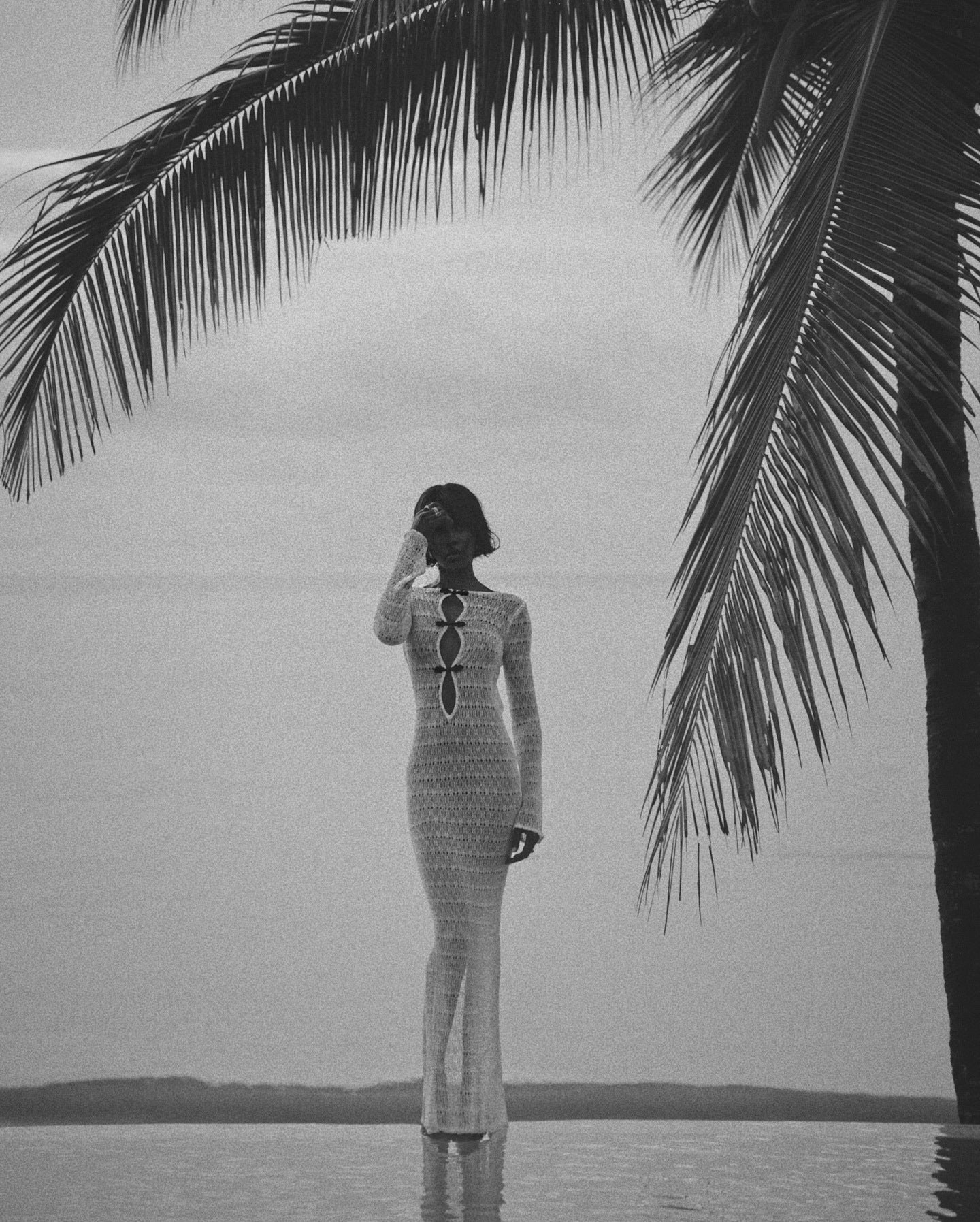 Cutout Backless Beach Coverup Dress