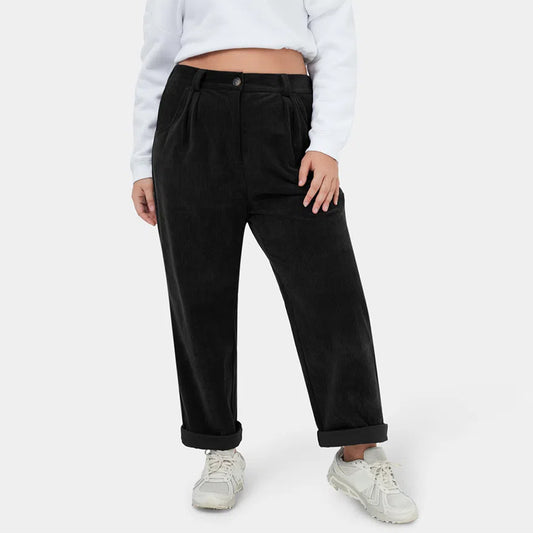 Curve Retro High Waist Wide Leg Pants