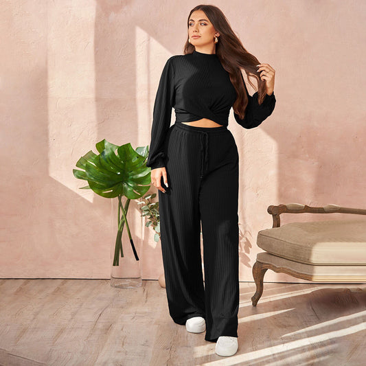 Curve Casual Two-Piece Set