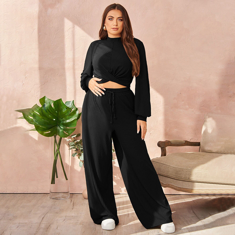 Curve Casual Two-Piece Set